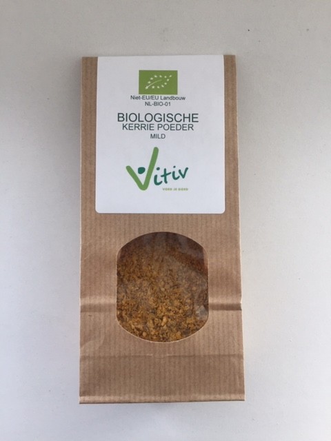 Vitiv Kerrie poeder mild bio (50 Gram)