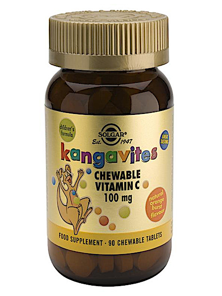 Vitamins Kangavites Chewable Vitamin C 100mg (90 kauwtabletten)