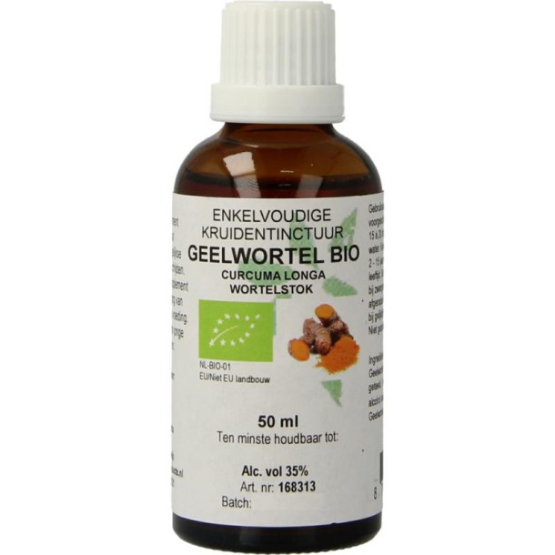 Cruydhof Curcuma longa/geelwortel tinctuur bio (50 Milliliter)