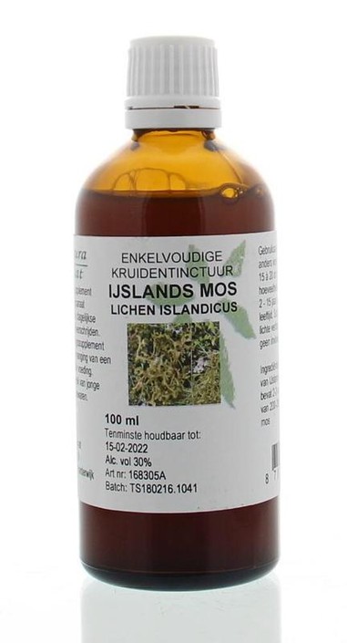 Natura Sanat Lichen island / ijsland mos tinctuur (100 Milliliter)