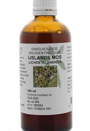 Natura Sanat Lichen island / ijsland mos tinctuur (100 Milliliter)