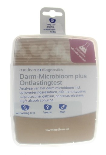 Medivere Darm microbioom plus ontlastingstest (1 Stuks)