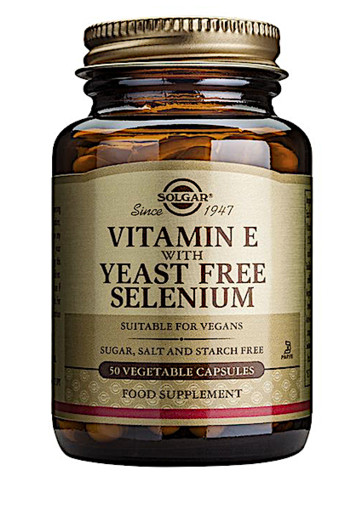 Solgar Vitamins Vitamin E with Selenium (50 capsules)