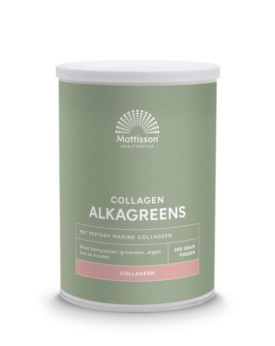 Mattisson Collagen collageen AlkaGreens poeder (300 Gram)