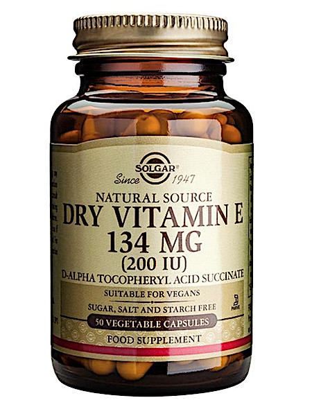 Solgar Vitamins Vitamin E 134mg/200IU Dry (50 capsules)