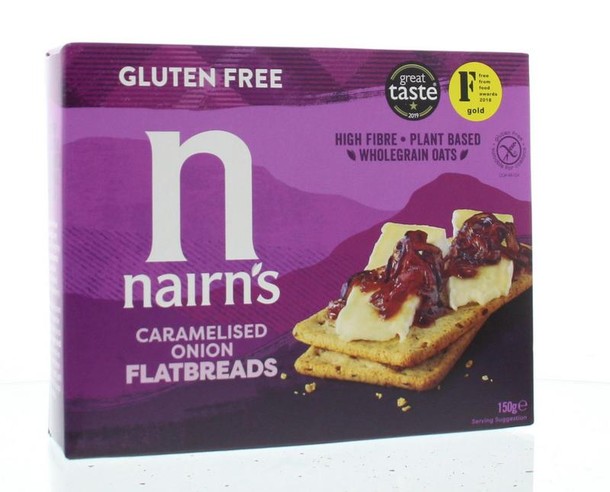 Nairns Flatbread gekarameliseerde ui (150 Gram)