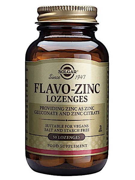 Solgar Vitamins Flavo-Zinc Lozenges (50 zuigtabletten)