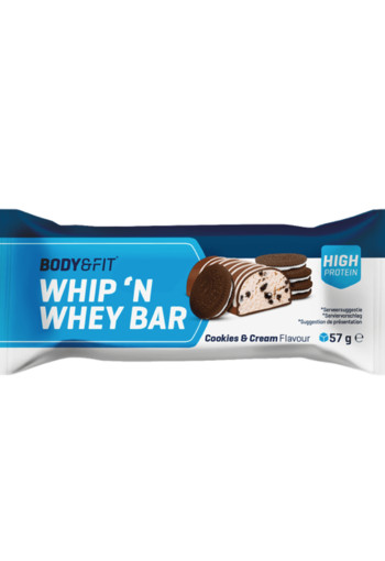 Body & Fit Whip 'N Whey Bar Cookies & Cream 58 gram