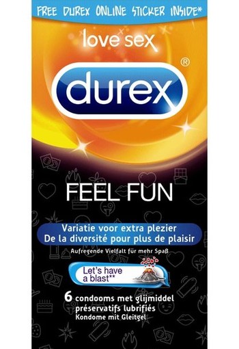 Durex Feel Fun Condooms 6 stuks