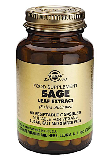 Solgar Vitamins Sage Leaf Extract (60 capsules)