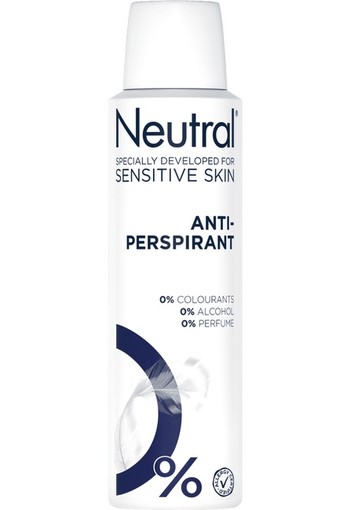 Neutral Anti-transparant Parfumvrij Deodorant Spuitbus 150ml