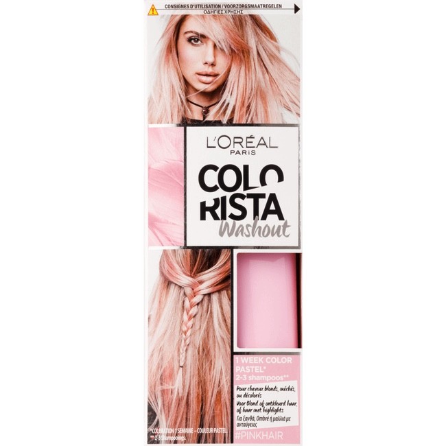 Neuken Verwaarlozing roem L'Oréal Paris Colorista Washout Haarverf Rose Pastel
