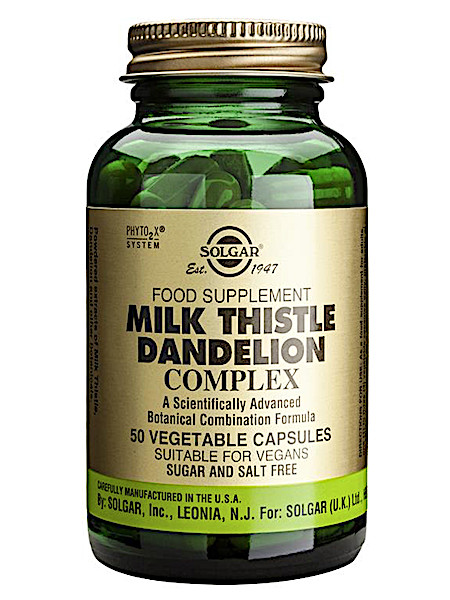 Solgar Vitamins Milk Thistle/Dandelion Complex (50 capsules)