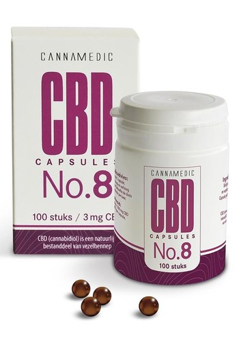 Cannamedic CBD Capsules nr 8 3 mg (100 Capsules)