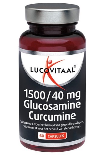 Lucovitaal Glucosamine & curcumine 1500/40 mg (60 capsules)