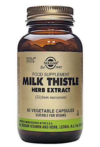 Solgar Vitamins Milk Thistle Herb Extract (60 capsules)
