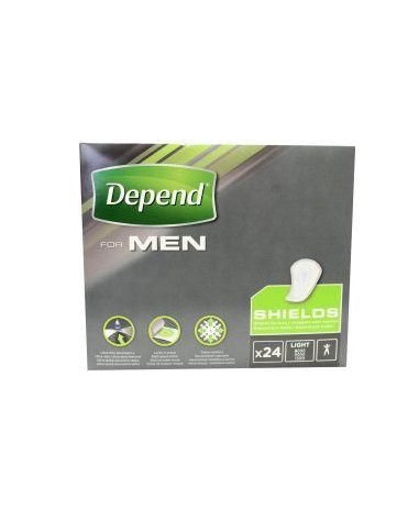 Depend Shields for men (24 Stuks)