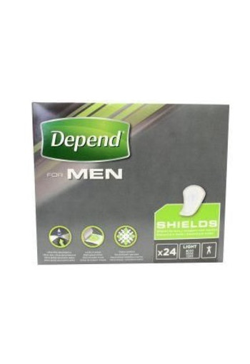Depend Shields for men (24 Stuks)