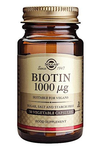 Solgar Vitamins Biotin 1000µg (50 capsules)