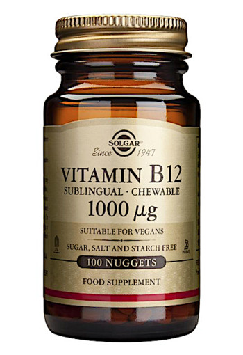 Solgar Vitamins Vitamin B-12 1000µg (100 kauwtabletten)
