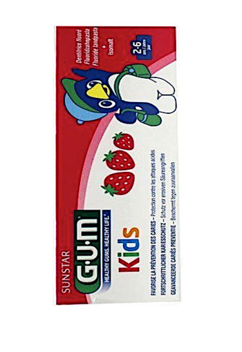 GUM Kids tandpasta aardbei (50 Milliliter)