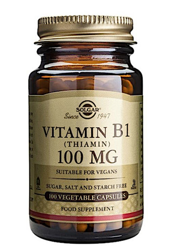 Solgar Vitamins Vitamin B-1 100 mg (100 capsules)