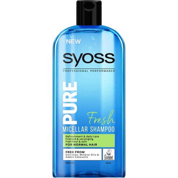 Syoss Shampoo Pure Fresh 500 ml