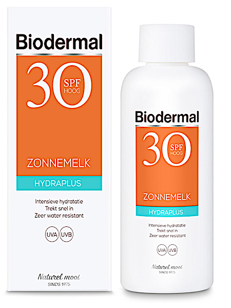 Biodermal Zonnemelk Hydraplus Factor(spf)30