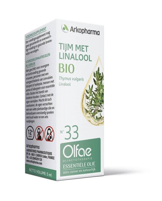 Olfae Tijm met linalool 33 bio (5 Milliliter)