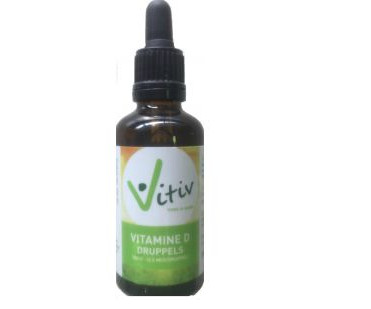 Vitiv Vitamine D3 druppels 100IU (50 Milliliter)