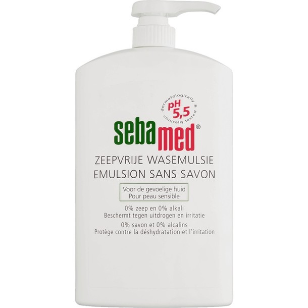 Sebamed Zeepvrij wasemulsie pomp (1 liter)
