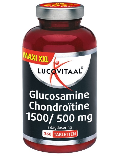 Lucovitaal Glucosamine Chondroïtine 360 tabletten MAXI XXL  Weer leverbaar vanaf half juni 2024 RESERVEER NU!