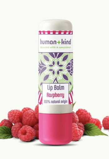 Human+Kind Lipbalm raspberry vegan (4,8 Gram)