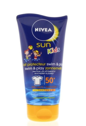 Nivea Sun child swim & play zonnemelk SPF50+ (150 Milliliter)