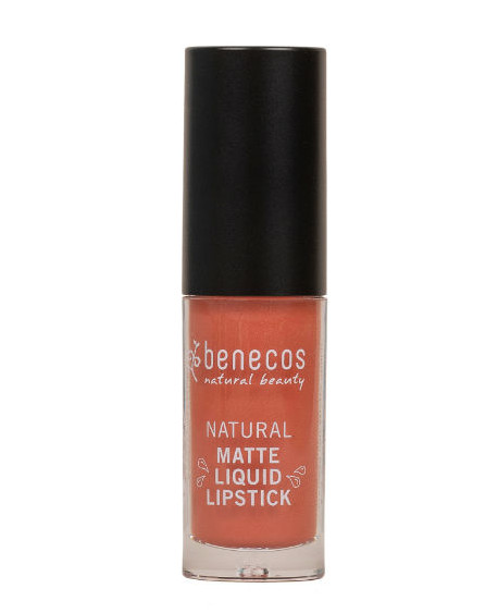 Benecos Natural lipstick liquid mat coral kiss (5 Milliliter)