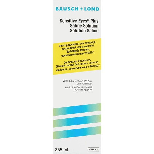 Bausch & Lomb Sensitive Eyes Saline Solution Lenzenvloeistof 355 ml