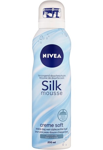 Nivea Silk mousse creme soft (200 ml)