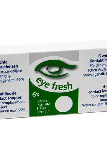 Eyefresh Maandlenzen -5.50 (6 Stuks)