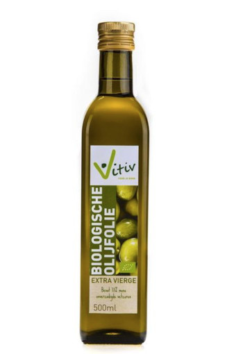 Vitiv Olijfolie Spaans extra virgin bio (500 Milliliter)