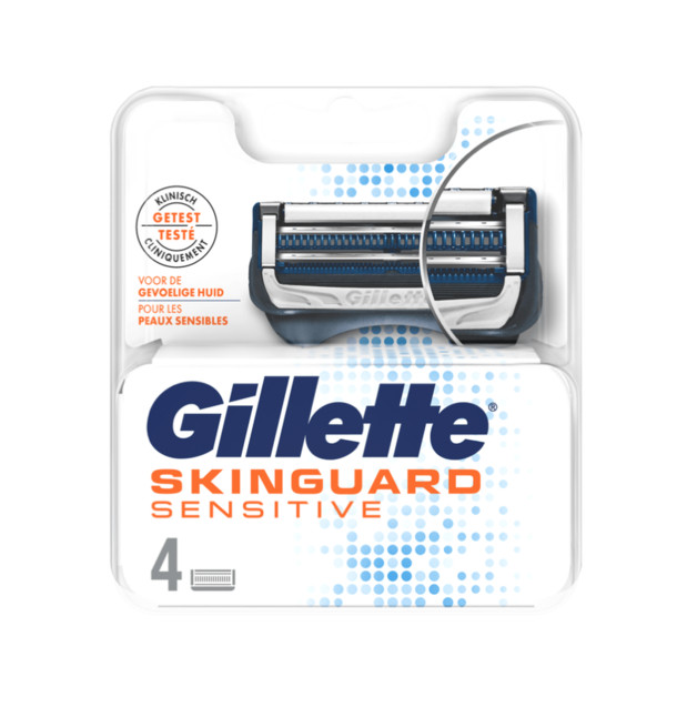 Gillette SkinGuard Sensitive Scheermesjes 4 stuks