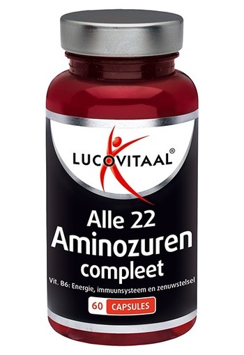 Lucovitaal Aminozuur & vitamine B6 (60 capsules)Weer  Leverbaar begin okr 2023