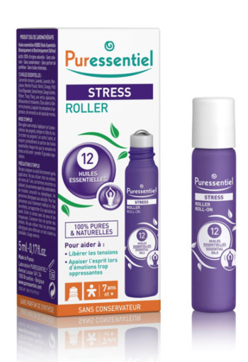 Puressentiel Stress roller 12 essentiele olien (5 Milliliter)