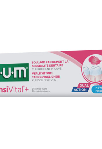 GUM Sensivital+ tandpasta (75 Milliliter)