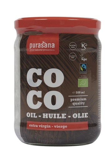Purasana Kokosolie extra virgin bio (500 Milliliter)