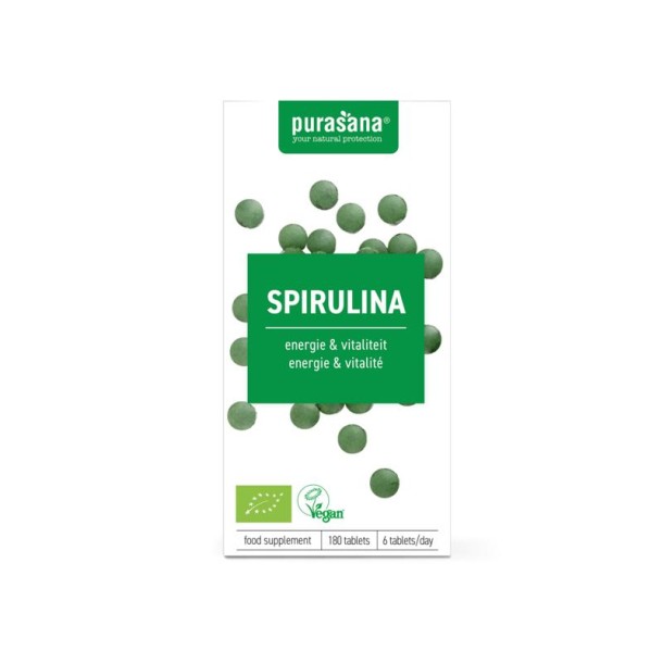 Purasana Spirulina vegan bio (180 Tabletten)