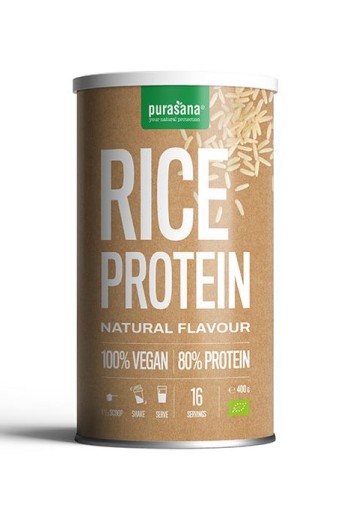 Purasana Proteine rijst vegan bio (400 Gram)