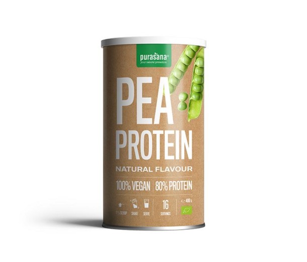 Purasana Proteine erwt vegan bio (400 Gram)