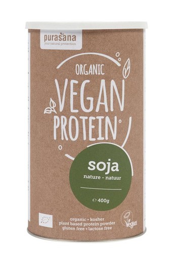 Purasana Vegan soja proteine bio (400 Gram)