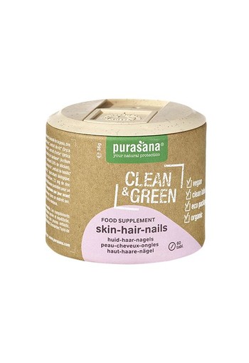 Purasana Clean & green skin hair nails bio (60 Tabletten)