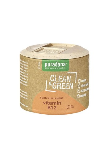 Purasana Clean & green vitamine B12 bio (90 Tabletten)